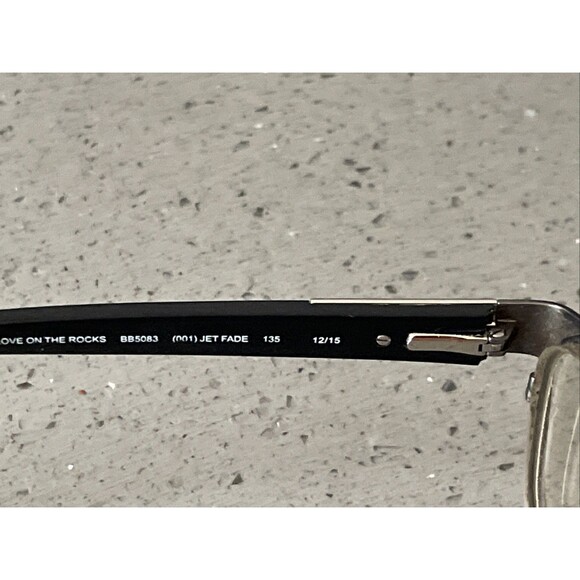 Bebe Eyeglass BB5083 (001) JET FADE 51 16 135 Love On The Rocks Black 8/B3 - Picture 7 of 13